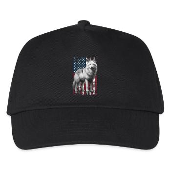 Arctic Wolf US Polarwolf - Casquette de baseball Enfant - noir - Devant