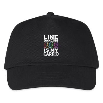 Linedance - Kinder Basecap - Schwarz - Vorne