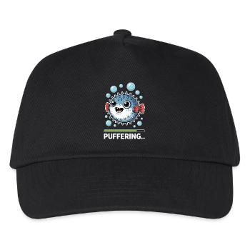 Puffer Fish Sayings Funny Puffer Fish Gift - Kids’ Baseball Cap - black - Front
