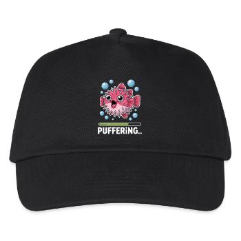 Puffer Fish Sayings Funny Puffer Fish Gift - Kids’ Baseball Cap - black - Front