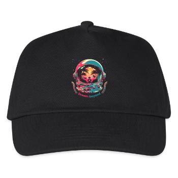 Kosmischer Träumer - Kinder Basecap - Schwarz - Vorne
