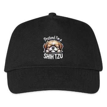 Shih Tzu Sayings Dogs Funny Shih Tzu Gift - Kids’ Baseball Cap - black - Front