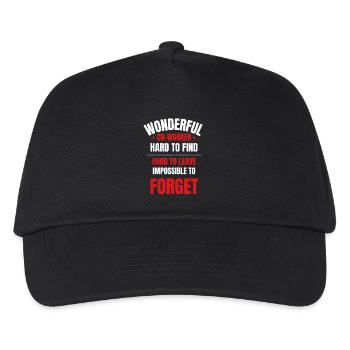 Coworker Farewell Gift - Kids’ Baseball Cap - black - Front