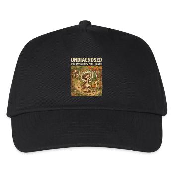 Not diagnosed, but something is wrong - Kids’ Baseball Cap - black - Front