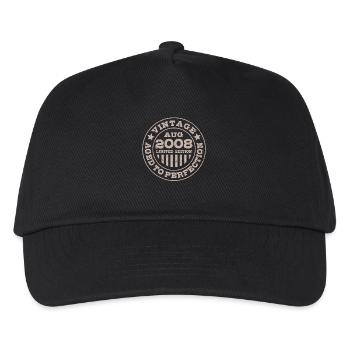 Vintage August 2008 Limited Edition Circle - Kinder Basecap - Schwarz - Vorne
