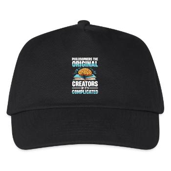 Philosophie Humor Philosophers The Original - Kids’ Baseball Cap - black - Front