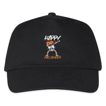 Happy Halloween Skeleton Halloween Pumpkin dab dan - Kids’ Baseball Cap - black - Front