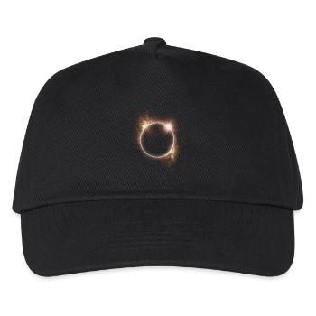 Feuerkreis Sonnenfinsternis - Kinder Basecap - Schwarz - Vorne