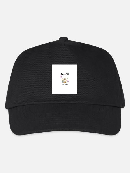 Putzfee  - Kinder Basecap - Schwarz