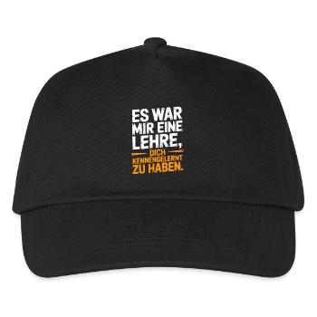 Lehre Dich Kennenzulernen Ex Freund Trennung Ex - Kinder Basecap - Schwarz - Vorne