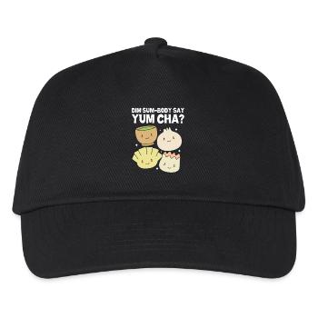 Dim Sum - Kinder Basecap - Schwarz - Vorne