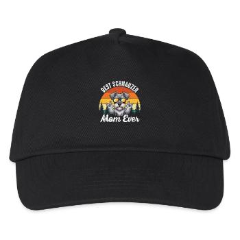 Best Schnauzer Mom Ever Proud Dog Parent - Kids’ Baseball Cap - black - Front