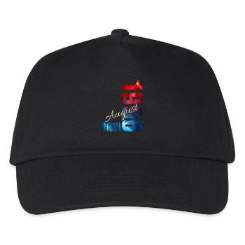 30th Birthday Gift Original August 1996 - Kids’ Baseball Cap - black - Front
