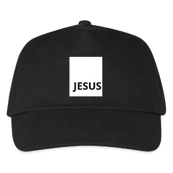 JESUS - Kinder Basecap - Schwarz - Vorne
