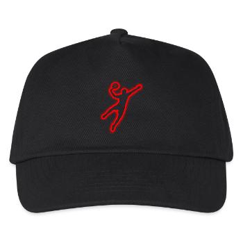 Padel Tennis Padelspieler Herren Kinder Padel - Kinder Basecap - Schwarz - Vorne