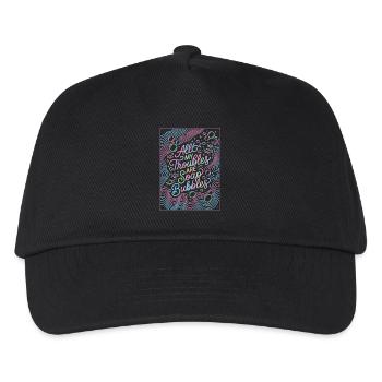 All My Troubles Are Soap Bubbles - Kids’ Baseball Cap - black - Front