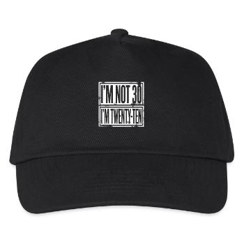I'm not 30 Im 20 Ten Birthday - Kids’ Baseball Cap - black - Front