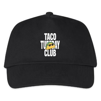 Taco Tuesday Club mit cooler Sonnenbrille - Kinder Basecap - Schwarz - Vorne