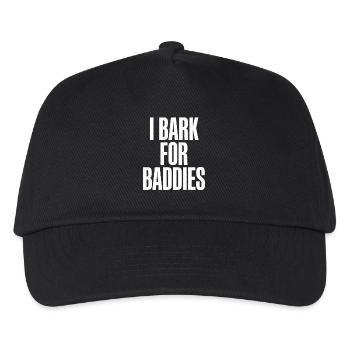 I bark for baddies. - Kids’ Baseball Cap - black - Front