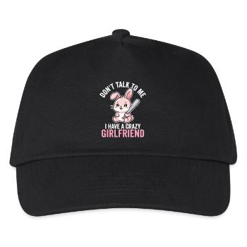 Don't Talk to Me I Have A Crazy Girlfriend - Kids’ Baseball Cap - black - Front