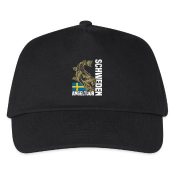 Sweden Fishing - Kids’ Baseball Cap - black - Front