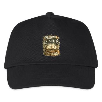 Another chapter: reading enthusiasts - Kids’ Baseball Cap - black - Front