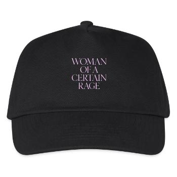 Woman Of A Certain Rage T-Shirt Pink Elegant - Kids’ Baseball Cap - black - Front