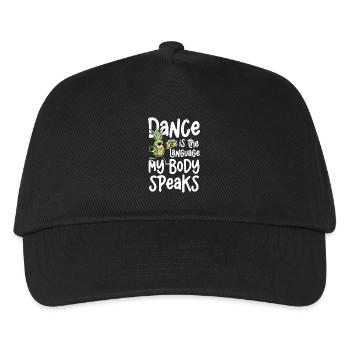 Dancing is the language my body speaks - Kids’ Baseball Cap - black - Front