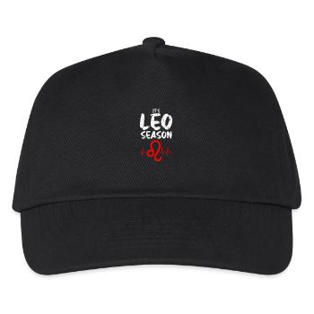 Zodiac sign Leo - Kids’ Baseball Cap - black - Front