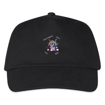 Full of Noise – Sensory Overload Cat - Kids’ Baseball Cap - black - Front