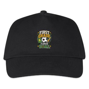 School enrollment football - Kids’ Baseball Cap - black - Front