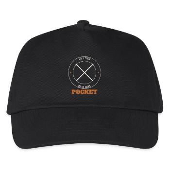 Call Your Pocket Badge - Kids’ Baseball Cap - black - Front