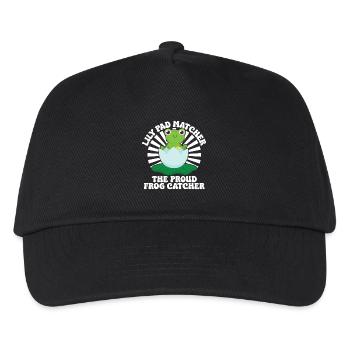 Frog Catcher Lily Pad Matcher Proud Catcher Frog - Kids’ Baseball Cap - black - Front