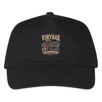 80th Birthday Gift Motorcyclist Biker 1946 - Kids’ Baseball Cap - black - Front