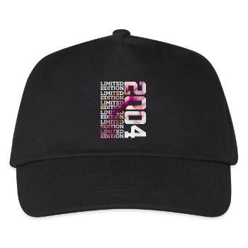 LIMITED EDITION 2004 - 22 YEARS - 22ND BIRTHDAY - Kids’ Baseball Cap - black - Front