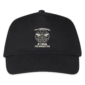 Beekeeping Supplies Beekeeper Accessories Beekeeping Bees Fan - Kids’ Baseball Cap - black - Front