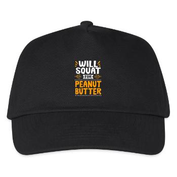 Peanut butter - Kids’ Baseball Cap - black - Front