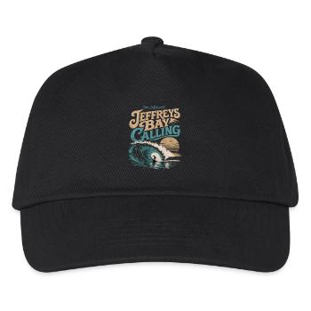 Jeffreys Bay Surfing - Kids’ Baseball Cap - black - Front