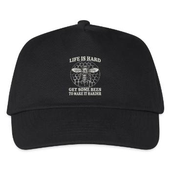 Beekeeper Accessories Bee Colony Saying Beekeeping Bees - Kids’ Baseball Cap - black - Front
