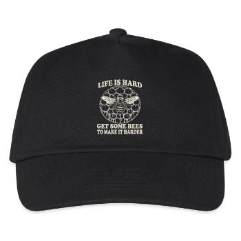 Beekeeping Supplies Beekeeper Accessories Beekeeping Bees Fan - Kids’ Baseball Cap - black - Front