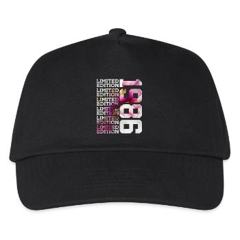 LIMITED EDITION 1986 - 40 YEARS - 40TH BIRTHDAY - Kids’ Baseball Cap - black - Front