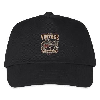 39th Birthday Gift Motorcyclist Biker 1987 - Kids’ Baseball Cap - black - Front