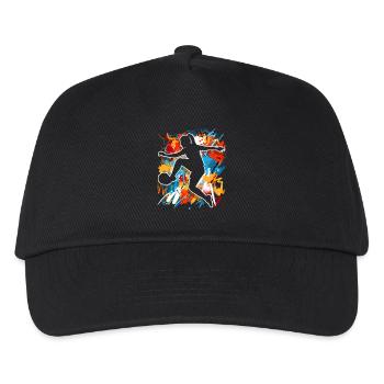 Women's Football - Kids’ Baseball Cap - black - Front