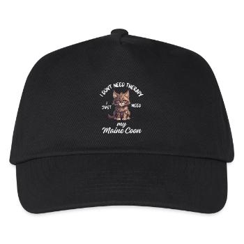 Cute Maine Coon - Kids’ Baseball Cap - black - Front