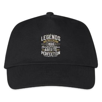 1966 Vintage Vintage Birthday Gift Retro - Kids’ Baseball Cap - black - Front
