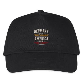 German American German Roots Origin - Kids’ Baseball Cap - black - Front