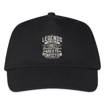1967 Vintage Birthday Vintage Retro Gift - Kids’ Baseball Cap - black - Front
