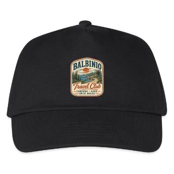Balbinio Travel Club Vintage Sign - Kids’ Baseball Cap - black - Front