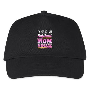 Softball Mom Softball Mom - Kids’ Baseball Cap - black - Front