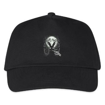 Skeleton Boop Creepy Cute Bunny Goth - Kids’ Baseball Cap - black - Front